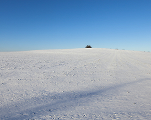 Image showing Snow drifts