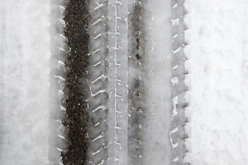 Image showing Road under the snow