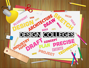 Image showing Design Colleges Represents Polytechnics Creativity And Visualiza