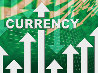 Image showing Currency Graph Indicates Fx Trading And Exchange