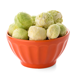 Image showing Fresh brussels sprouts