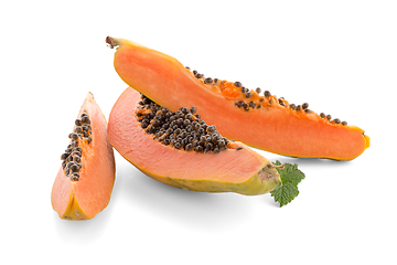 Image showing Fresh and tasty papaya