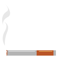 Image showing Image of cigarette, vector or color illustration.