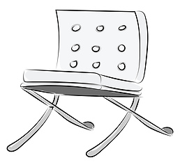 Image showing Image of chair, vector or color illustration.