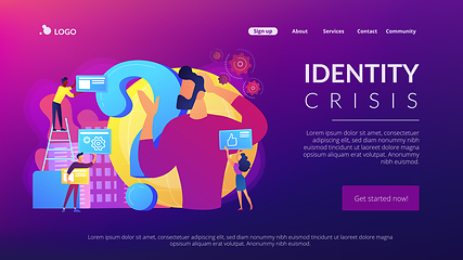 Image showing Confusion concept landing page