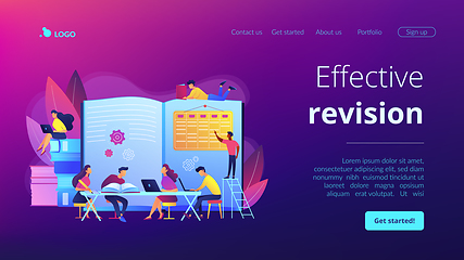 Image showing Revision week concept landing page