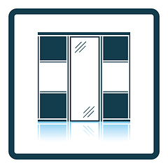 Image showing Wardrobe closet icon