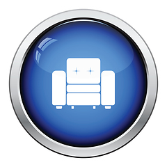 Image showing Home armchair icon