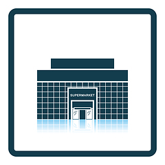 Image showing Supermarket building icon