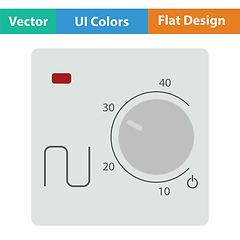 Image showing Warm floor wall unit icon