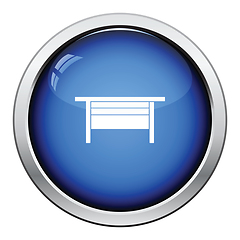 Image showing Boss office table icon