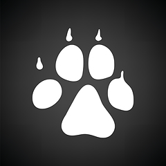 Image showing Dog trail icon