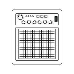 Image showing Audio monitor icon