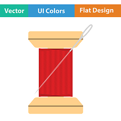 Image showing Sewing reel with thread icon