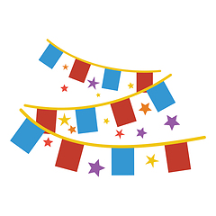 Image showing Party garland icon