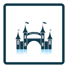 Image showing Amusement park entrance icon