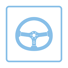 Image showing Icon of  steering wheel 