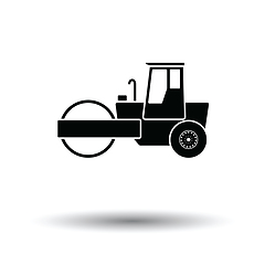 Image showing Icon of road roller