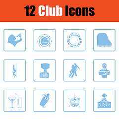 Image showing Club icon set