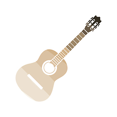 Image showing Acoustic guitar icon