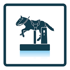 Image showing Horse machine icon