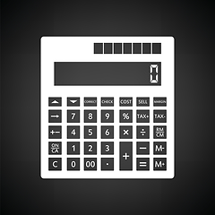 Image showing Statistical calculator icon