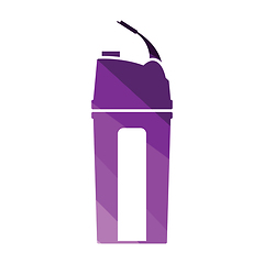 Image showing Fitness bottle icon