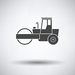 Image showing Icon of road roller