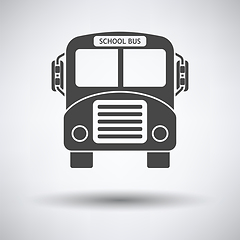 Image showing School bus icon