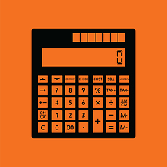 Image showing Statistical calculator icon