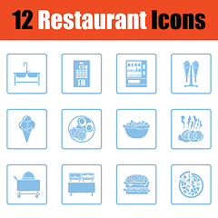 Image showing Restaurant icon set