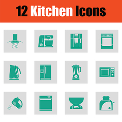 Image showing Kitchen icon set