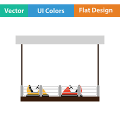 Image showing Bumper cars icon