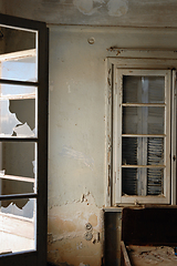 Image showing broken door and windows