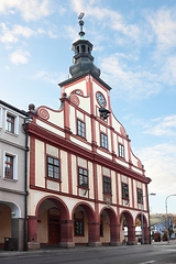 Image showing Medieval town hall in Vrchlabi