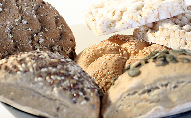 Image showing Assortment of baked bread