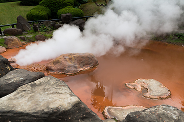 Image showing Blood pond hell in Beppu of Japan