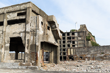 Image showing Battleship island in Nagasaki