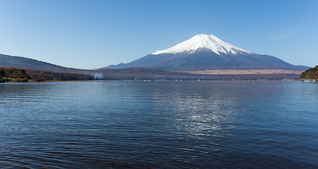 Image showing Mt.Fuji at Lake Yamanaka