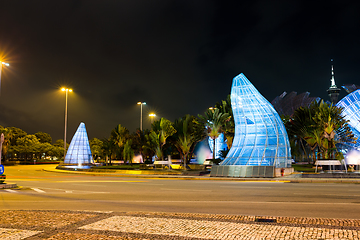 Image showing Macao city at night