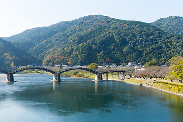 Image showing Kintai Bridge in Japan