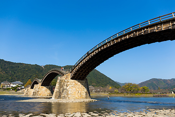 Image showing Kintai Bridge in Iwakuni city