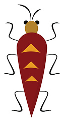 Image showing Image of bug, vector or color illustration.