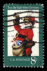 Image showing Christmas postage stamp