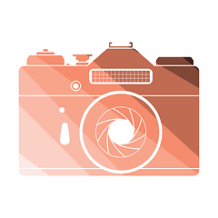 Image showing Icon of retro film photo camera