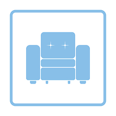 Image showing Home armchair icon