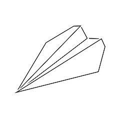 Image showing Paper plane icon