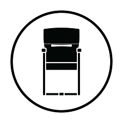 Image showing Guest office chair icon