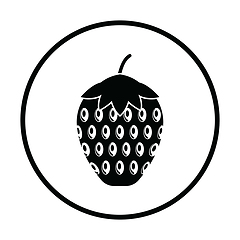 Image showing Icon of Strawberry