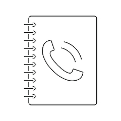 Image showing Phone book icon